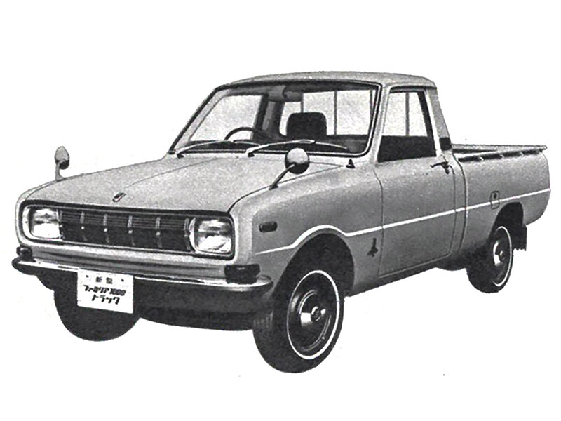 Mazda Familia (BPB55, BTA65) 2 поколение, рестайлинг, пикап (04.1970 - 12.1972)